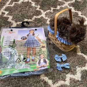 Dorothy Halloween Costume 3T Complete Set.